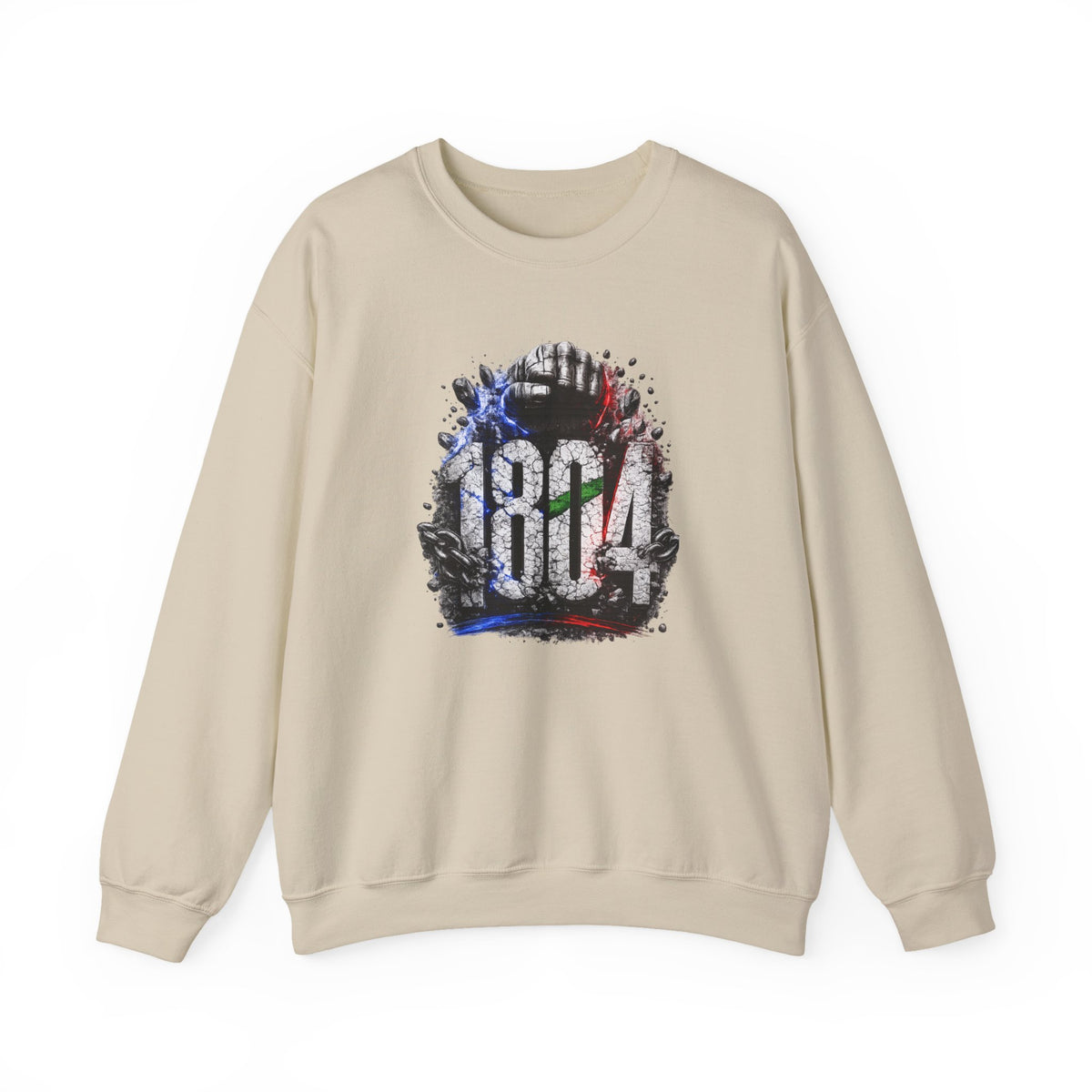 1804 & Fist - Independence | Crewneck Sweatshirt | Haiti