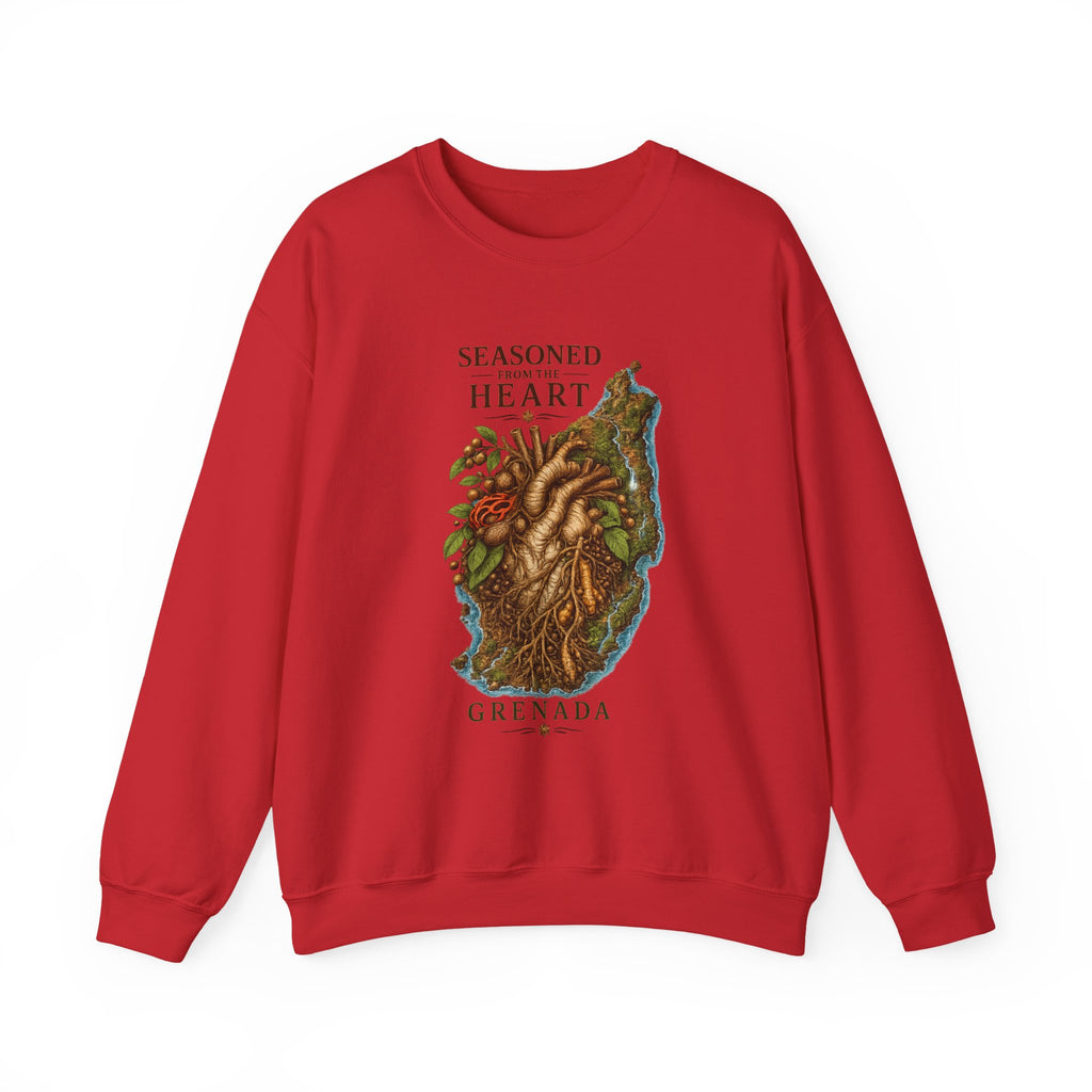 Seasoned from the Heart | Crewneck Sweatshirt | Grenada