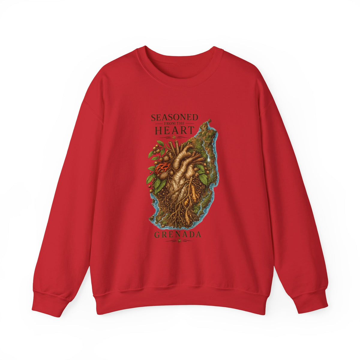 Seasoned from the Heart | Crewneck Sweatshirt | Grenada