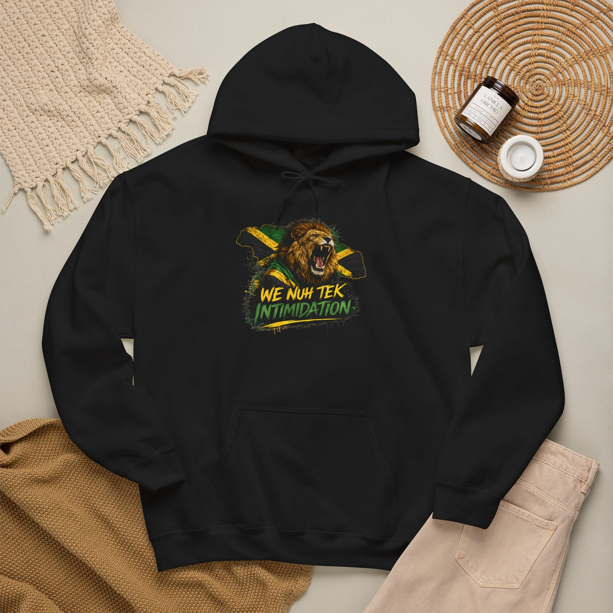 We Nuh Tek Intimidation | Heavyweight Hoodie | Jamaica